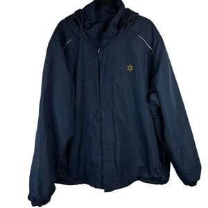 CORE365 Men's Walmart Navy Blue Hooded Lightweight Jacket - Size3x
